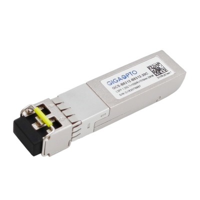 Διπλός πομποδέκτης LX TX1550nm RX1310nm SMF 20km 1.25G BIDI CSFP ενιαία ίνα ενότητας SFP