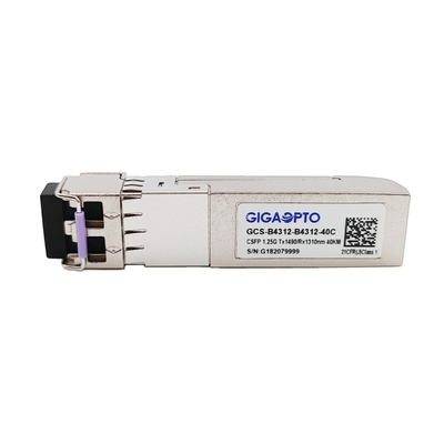 1.244G δύο καναλιών ενότητα TX1490nm RX1310nm SMF 40km πομποδεκτών BIDI CSFP