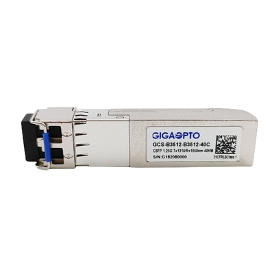 2 συμπαγή SFP BIDI 1310nm 1550nm SMF 40km LC DOM ινών 1.244Gbps