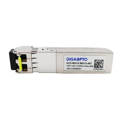 ΔΙΠΛΌΣ BIDI ΠΟΜΠΟΔΈΚΤΗΣ 40KM 1000BASE CSFP DOM TX1550 RX1310 SM LC