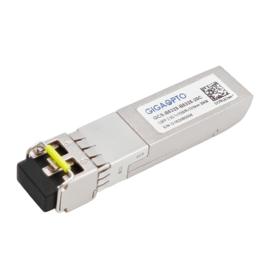 2.5Gbps συμπαγής διπλός BIDI πομποδέκτης Tx 1310nm Rx 1550nm LC 20km DOM SFP