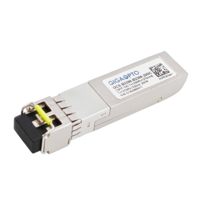 10G συμπαγής διπλός BIDI πομποδέκτης 20km SFP+ DOM LC
