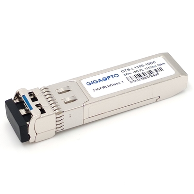 Κανάλι 1310nm 10km ινών SFP+ 10G FC οπτικός πομποδέκτης ενότητας DOM LC SMF