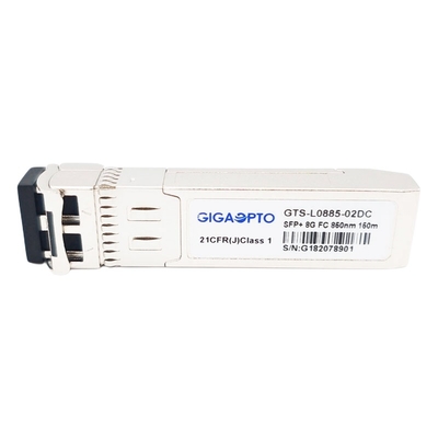 8G ενότητα 300m DOM LC MMF πομποδεκτών ινών καναλιών 8GFC SFP+ SW 850nm ινών