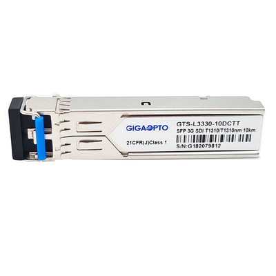 3Gbps διπλή οπτική ενότητα 1310nm 10km συσκευών αποστολής σημάτων τηλεοπτικά παθολογικά σχέδια υποστηρίξεων