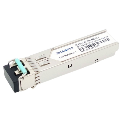 3Gbps ενιαία συσκευή αποστολής σημάτων 1270nm 1610nm 40km SMF LC DDM MSA πομποδεκτών CWDM SDI τηλεοπτική SFP