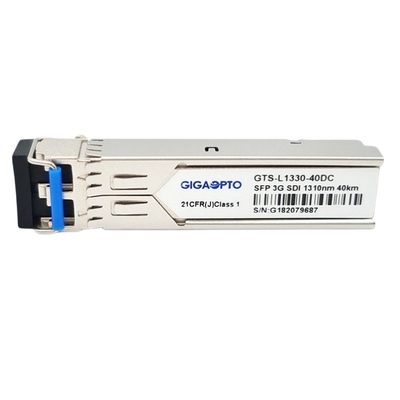 Πομποδέκτης 1310nm 40KM MSA 3G SD HD 3G SDI SFP DFB διπλά LC δεκτών συσκευών αποστολής σημάτων ΚΑΡΦΙΤΣΏΝ οπτικά DOM ενοτήτων