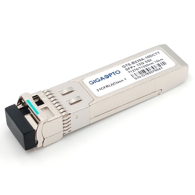 12G SDI SFP+ BiDi τηλεοπτική SFP ενότητα συσκευών αποστολής σημάτων πομποδεκτών 1270nm TX1 1330nm TX2 διπλή οπτική