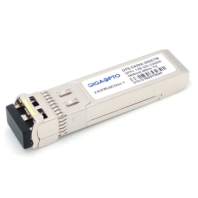 12Gb/S CWDM 1270 ενιαία οπτική ψηφιακή διαγνωστική συσκευή αποστολής σημάτων 20km LC πομποδεκτών 1450nm τηλεοπτική SFP