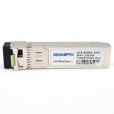 οπτικός πομποδέκτης BiDi 13T 12R SMPTE πομποδεκτών 12G UHD SDI τηλεοπτικός SFP