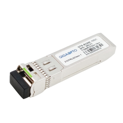 Ενότητα TX1330 RX1270nm 10km καναλιών ινών cOem 16G SFP+ BiDi οπτική ενότητα πομποδεκτών LC