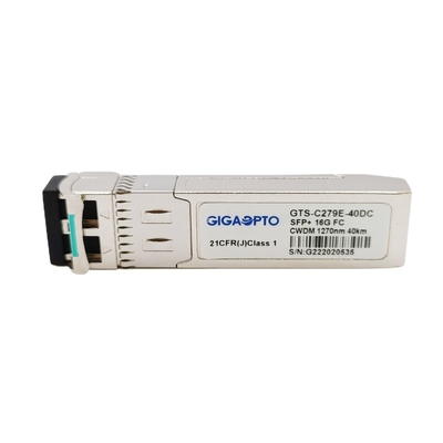 16G SFP+ CWDM 1270nm-1610nm 40km ενότητα SMF πομποδεκτών καναλιών ινών