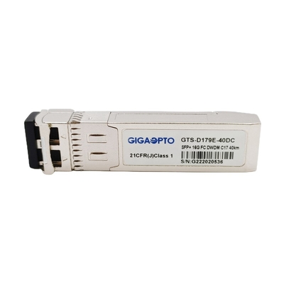 DOM ενότητας LC πομποδεκτών ινών 16G FC DWDM SFP+ 40km