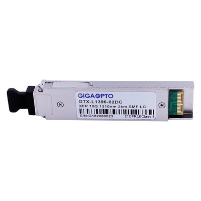 LC διπλός πομποδέκτης 1310nm SMF 2km DOM XFP 10gbase-LR Lite