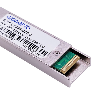 LC διπλός πομποδέκτης 1310nm SMF 2km DOM XFP 10gbase-LR Lite