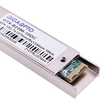 Αμφίδρομος οπτικός πομποδέκτης 1270nm 10gbase-BX XFP/DOM 1330nm 10km LC