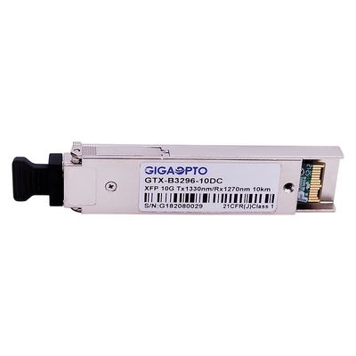 Ενότητα 1330nm πομποδεκτών BIDl 10Gbps XFP/DOM 1270nm 10km LC
