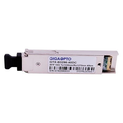 Ενότητα πομποδεκτών ινών XFP BIDI ER40 10Gbps 1330nm/1270nm 40km DOM
