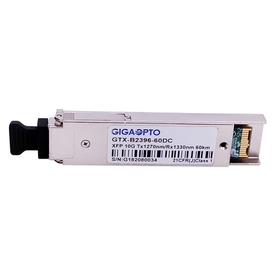 ενότητα πομποδεκτών ινών 10Gbps BIDI XFP ER60 1270nm/1330nm 60km DOM