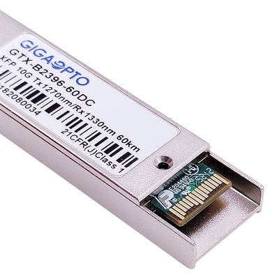 ενότητα πομποδεκτών ινών 10Gbps BIDI XFP ER60 1270nm/1330nm 60km DOM