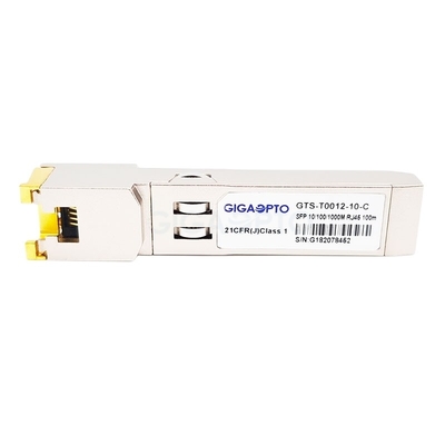 Οπτική ενότητα πομποδεκτών χαλκού SFP 10/100/1000base-τ για το glc-TA