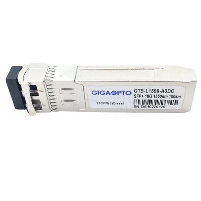 συμβατή ενότητα 10GBASE πομποδεκτών ινών 100km 1550nm Cisco eZR