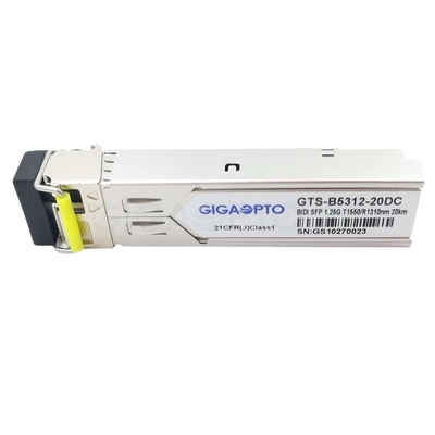 1000base-BX πομποδέκτης της Cisco SFP TX1550nm/RX1310nm 20km SMF glc-bx-20D