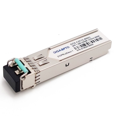 1000base-CWDM πομποδέκτης 80km SMF ινών για τη Cisco CWDM-SFP-Xxxx