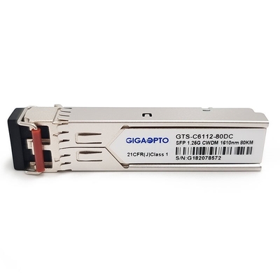 1000base-CWDM πομποδέκτης 80km SMF ινών για τη Cisco CWDM-SFP-Xxxx