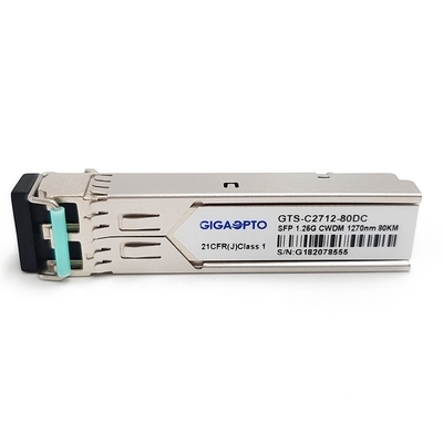 1000base-CWDM πομποδέκτης 80km SMF ινών για τη Cisco CWDM-SFP-Xxxx