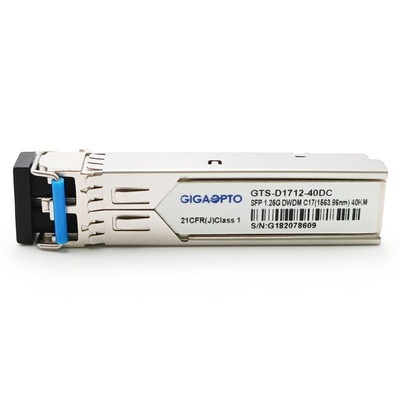 100GHz C17-C61 1000base-DWDM SFP 40km SMF για τη Cisco DWDM-SFP-xxxx-40
