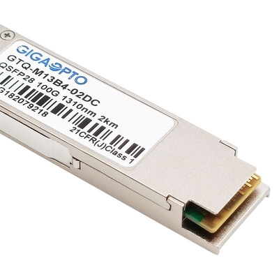 QSFP28-PSM4-100G συμβατή ενότητα πομποδεκτών 1310nm της CISCO SMF MTP/mpo-12 2km