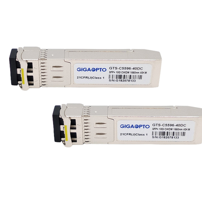 πομποδέκτης 15dB SMF ινών 1270-1610nm CWDM 10Gbps SFP+ για HPE CWDM-SFP10G-Xxxx