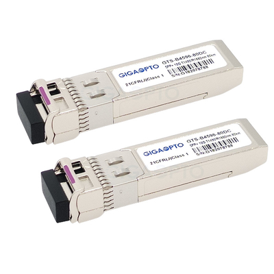 10Gbps συμβατοί πομποδέκτες της Cisco 1490nm TX/1550nm SFP-10g-BX80U
