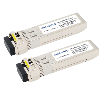 ZR Cisco 10G BIDI συμβατοί πομποδέκτες για SMF SFP-10g-BX80D
