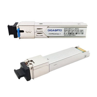 1000BASE-PX20 πομποδέκτης 20km ενότητα EPON ONU SFP Sc για FTTX