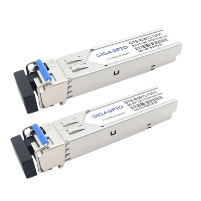 T1310nm/συμβατός SFP BIDI πομποδέκτης 10km R1550nm Cisco glc-bx-10U