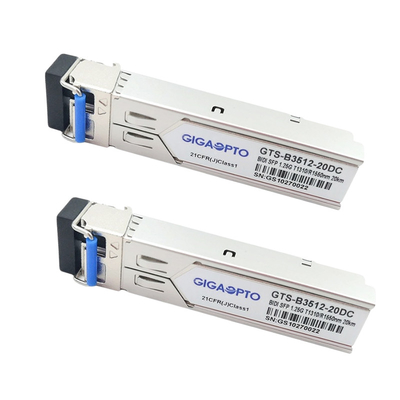 1000base-BX συμβατή SFP ενότητα TX1310nm RX1550nm 20km πομποδεκτών της Cisco glc-bx-20U