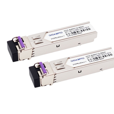 WDM 80km SMF TX1490nm RX1570nm glc-bx80-u πομποδεκτών DOM LC 1.25G Cisco Ethernet