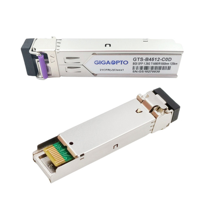 1000base-BX πομποδέκτης LC 120km SFP 1490nm/1550nm Cisco BIDI για το glc-bx120-u SMF