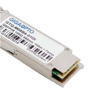 QSFP28 οπτική ενότητα 850nm MMF 100m πομποδεκτών για τη Cisco qsfp-100g-sr4-Ι