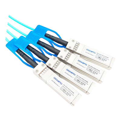 100G QSFP28 στο ενεργό οπτικό καλώδιο AOC 4x25G SFP28 για τη Cisco qsfp-4sfp25g-AOC