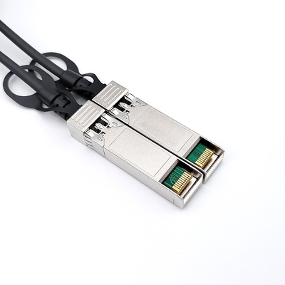 10Gbps 30AWG Καλώδιο άμεσης σύνδεσης Μαύρο χρώμα για μεταφορά δεδομένων υψηλής ταχύτητας